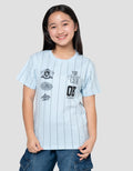 Nevada Sablon Number City 04 Kaos Anak Perempuan