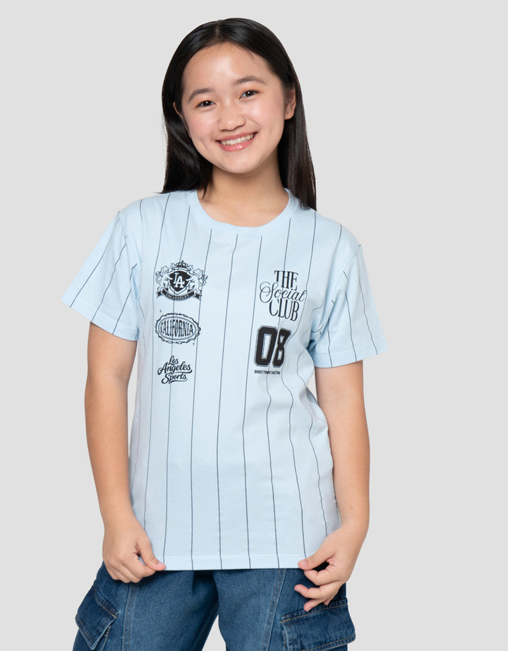 Nevada Sablon Number City 04 Kaos Anak Perempuan