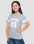 Nevada Sablon Number City 05 Kaos Anak Perempuan