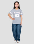 Nevada Sablon Number City 05 Kaos Anak Perempuan