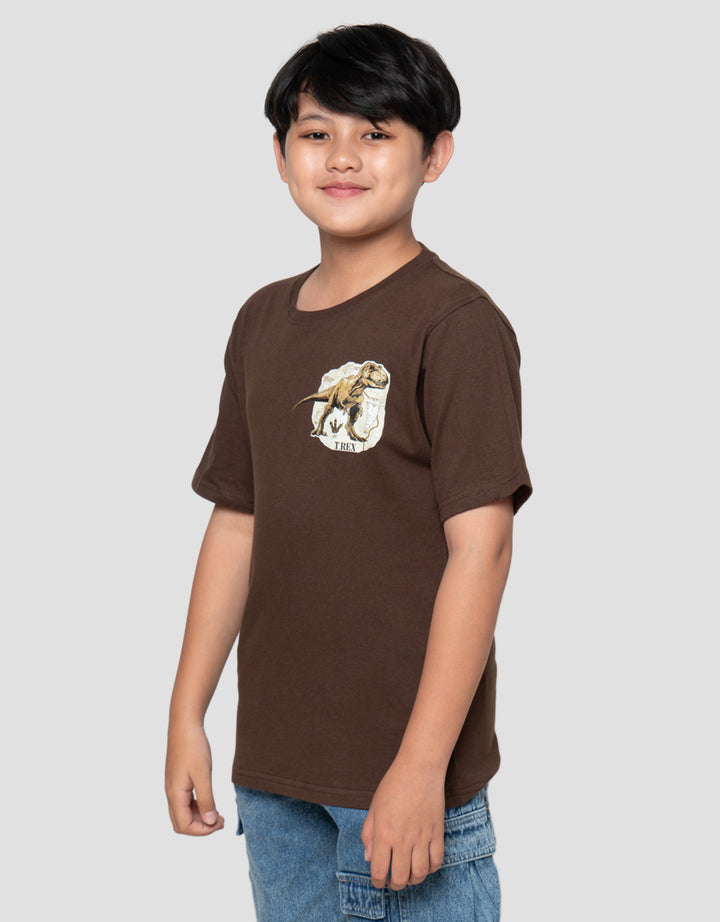 Nevada Sablon Dino Dtf 2 Kaos Anak Laki-Laki