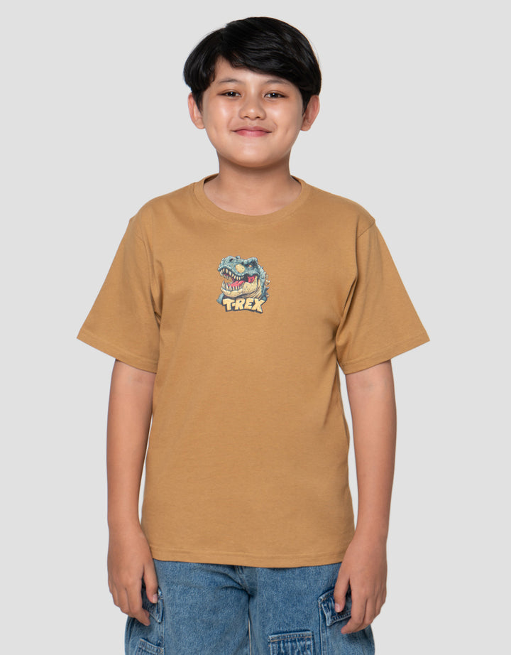 Nevada Sablon Dino Dtf 3 Kaos Anak Laki-Laki