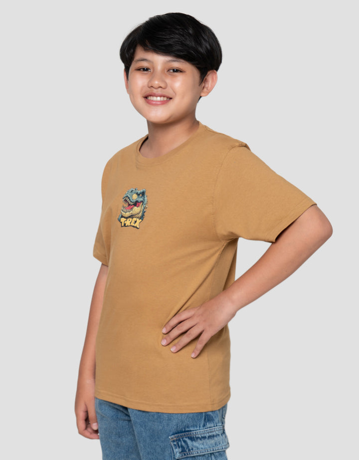 Nevada Sablon Dino Dtf 3 Kaos Anak Laki-Laki