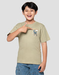 Nevada Sablon Dino Dtf 5 Kaos Anak Laki-Laki