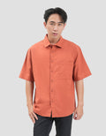 Nevada Basic Solid Slub Reg Collar - Reg Fit Kemeja Pria