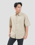 Nevada Basic Solid Slub Reg Collar - Reg Fit Kemeja Pria