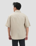 Nevada Basic Solid Slub Reg Collar - Reg Fit Kemeja Pria