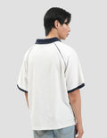 Nevada Terry Varsity Look Kaos Polo Oversize Pria