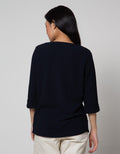 St. Yves Texture Knit Kaos Wanita
