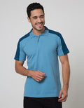 Nevada Jersey Shoulder Color Kaos Polo Pria