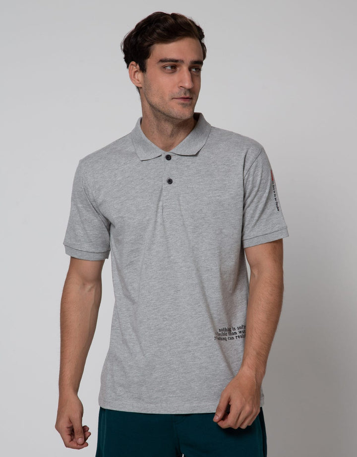 Nevada Jersey Print Polo Shirt Pria