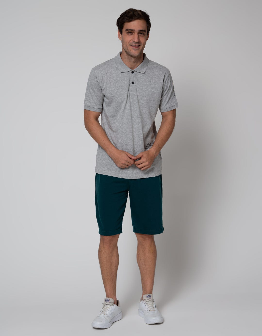 Nevada Jersey Print Polo Shirt Pria