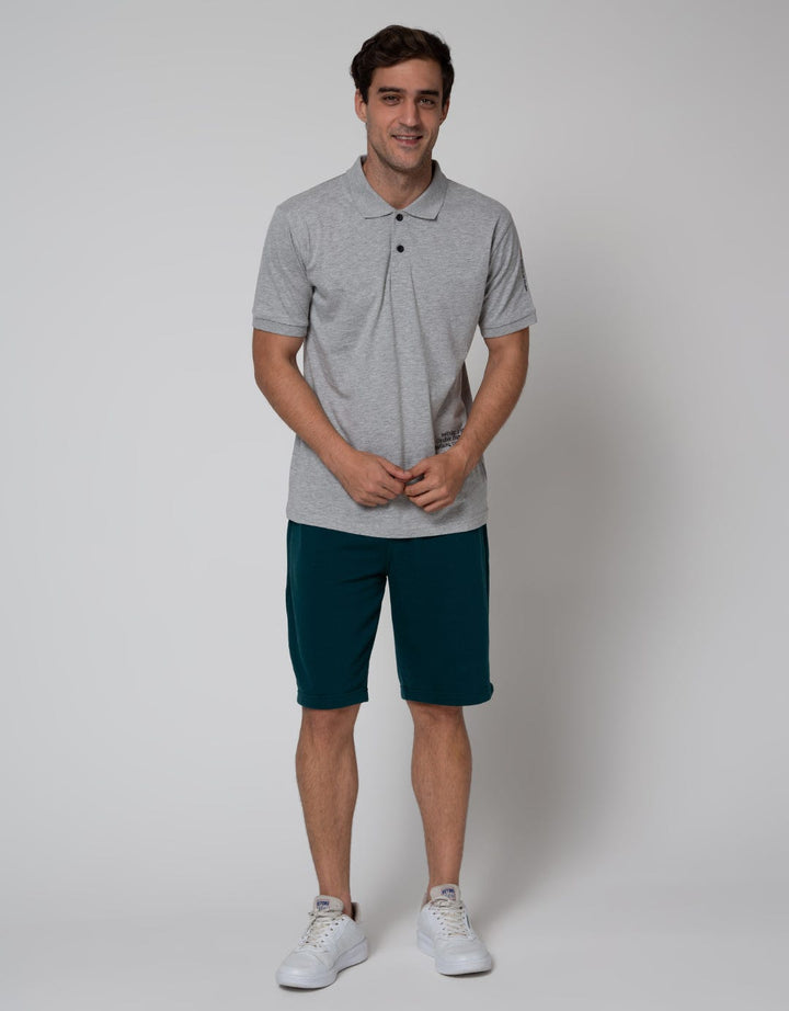 Nevada Jersey Print Polo Shirt Pria