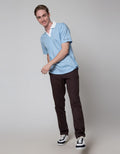 Nevada Rubber Hand Body Polo Shirt Pria