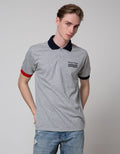 Nevada Diff Color Jersey Polo Shirt Pria