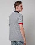 Nevada Diff Color Jersey Polo Shirt Pria