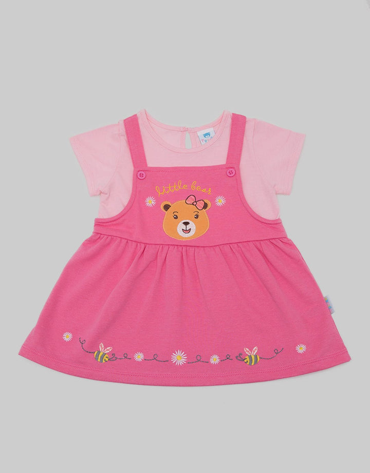 Pipiniko Short Sleeve Midi Dress Ovl Terry