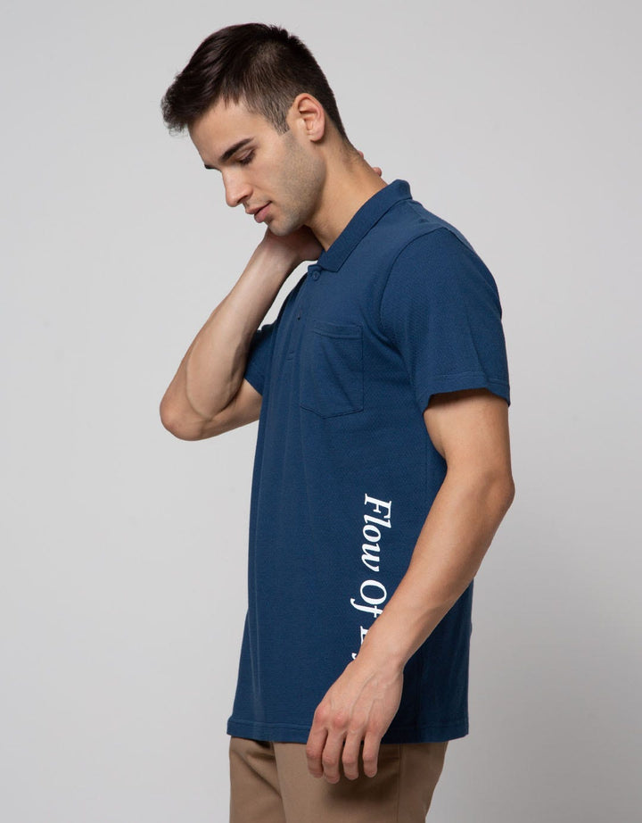 Nevada Jersey Print Polo Shirt Pria