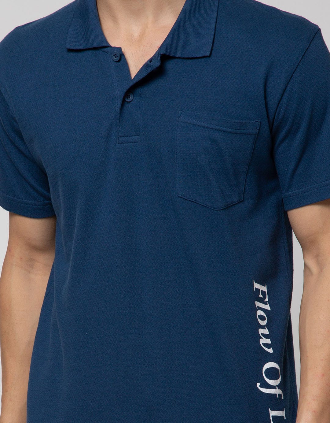 Nevada Jersey Print Polo Shirt Pria
