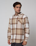 Nevada Checked Flanel Kemeja Pria