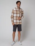 Nevada Checked Flanel Kemeja Pria