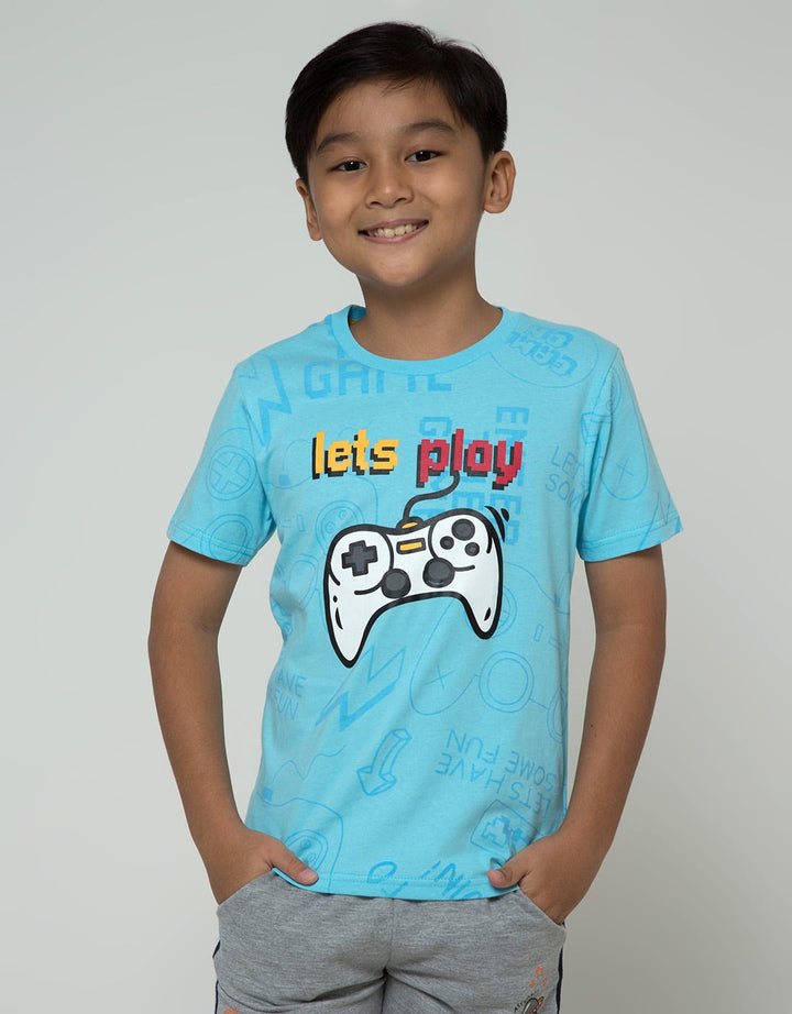 Little M Short Sleeve T-Shirt Lets Play