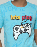 Little M Short Sleeve T-Shirt Lets Play