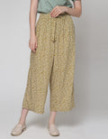 Connexion Long Pants Cullote Rayon Print Flower Small
