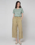 Connexion Long Pants Cullote Rayon Print Flower Small