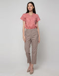 Connexion Long Pants Full Length Cressida With Elastic Waist