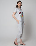Disney Short Sleeve Pyjama Pants Mickey Minnie