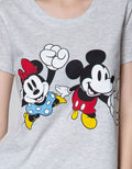 Disney Short Sleeve Pyjama Pants Mickey Minnie