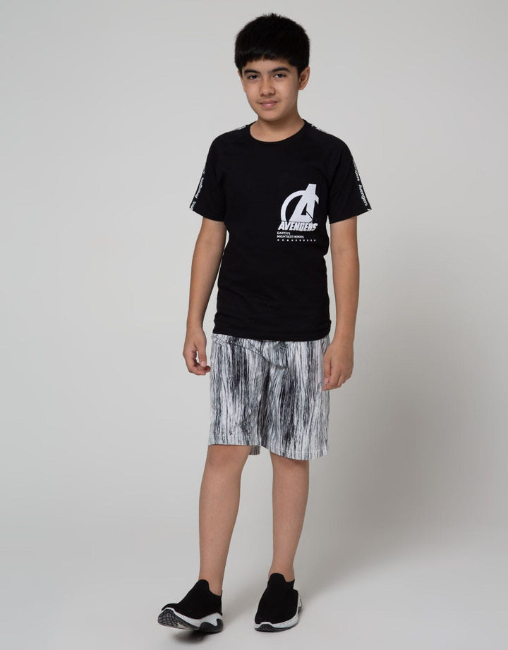 Nevada Shorts Knit Abstract Rotary