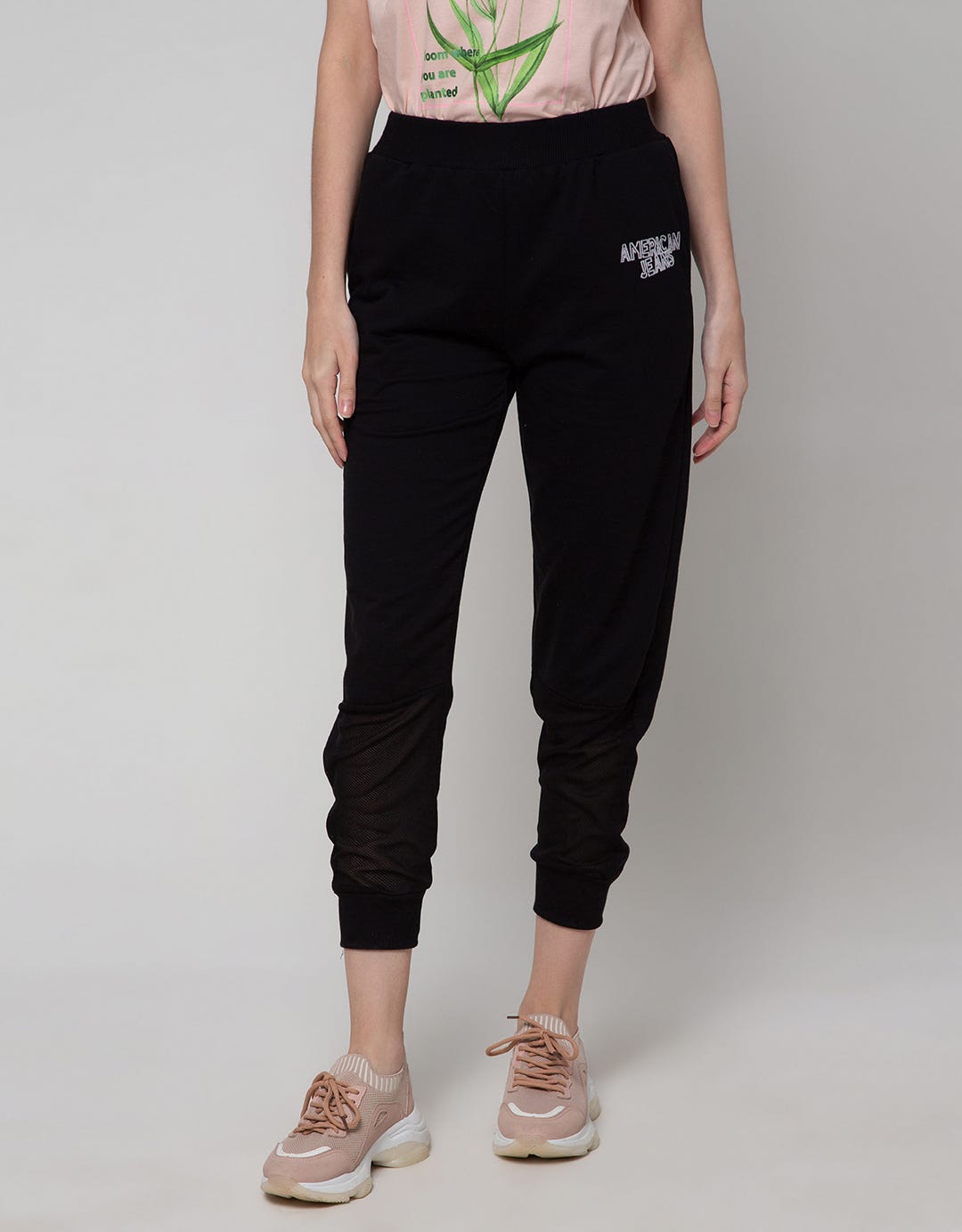 American Jeans Jogger Pants Wording Brand
