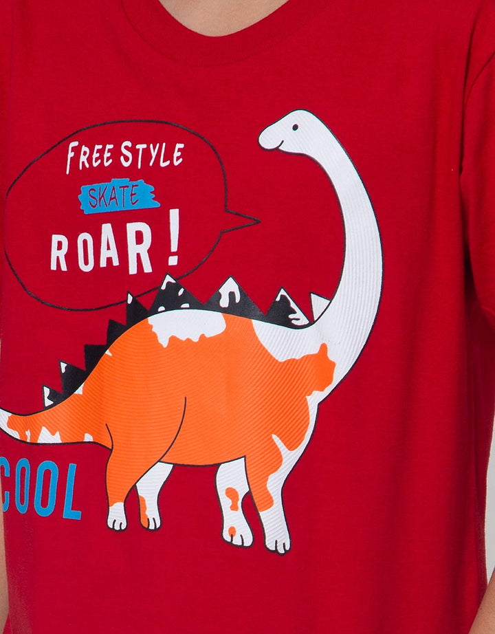 Little M Short Sleeve T-Shirt Best Buy Dino Cool