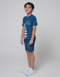 Little M Short Sleeve T-Shirt Zebra