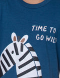 Little M Short Sleeve T-Shirt Zebra