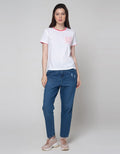 Connexion Short Sleeve T-Shirt Pocket Abstract Rib