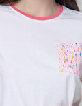 Connexion Short Sleeve T-Shirt Pocket Abstract Rib