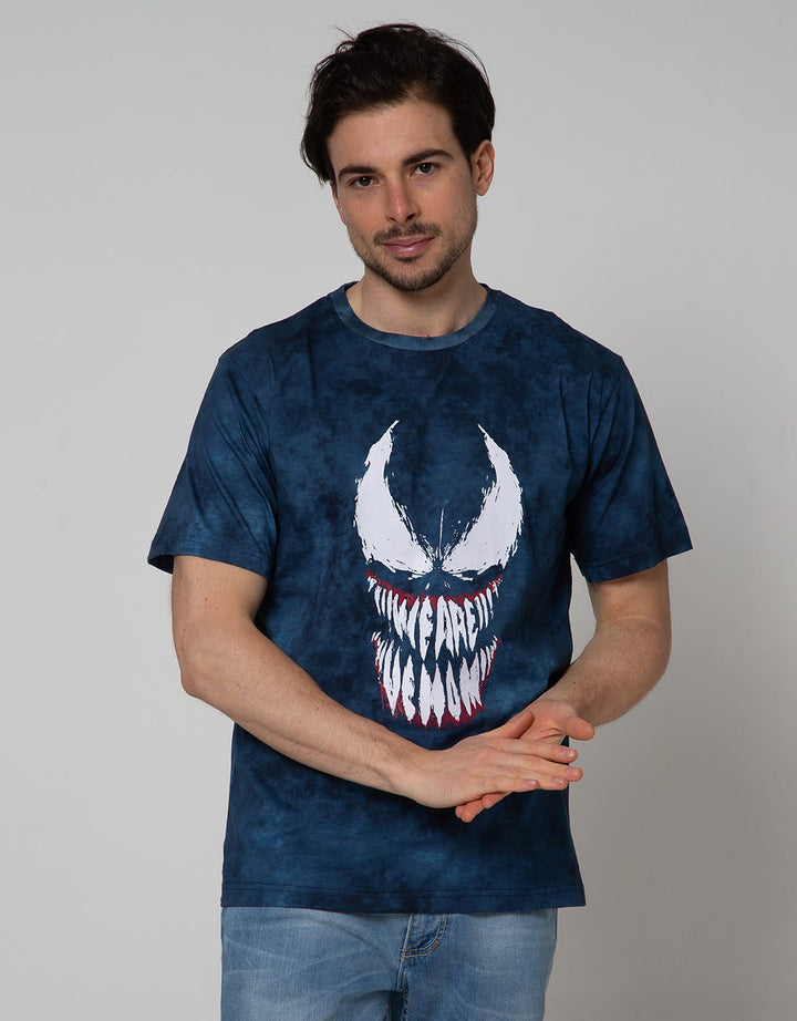 Disney Short Sleeve T-Shirt Print Tie Dye Venom