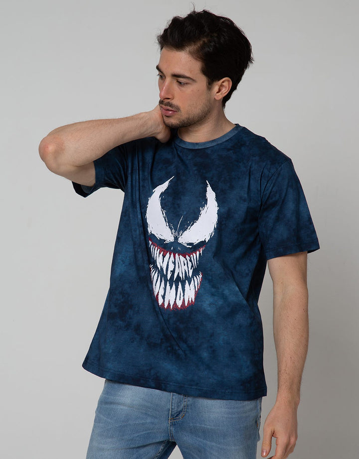Disney Short Sleeve T-Shirt Print Tie Dye Venom