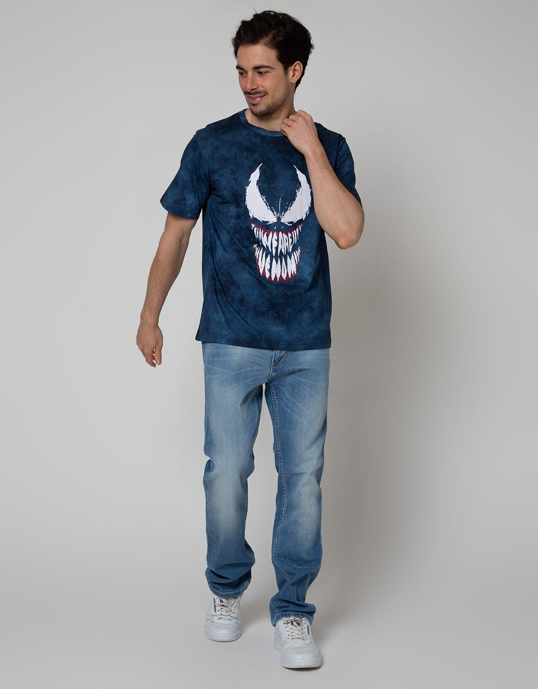 Disney Short Sleeve T-Shirt Print Tie Dye Venom