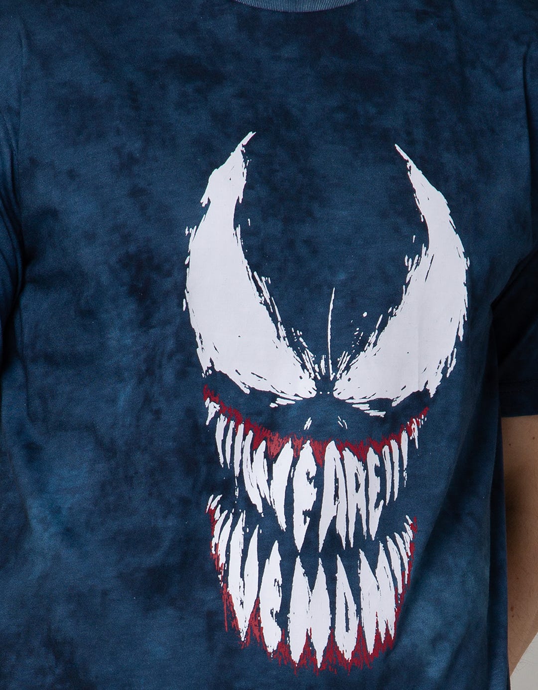Disney Short Sleeve T-Shirt Print Tie Dye Venom