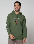 Disney Sweatshirt Hood Print Mky Running