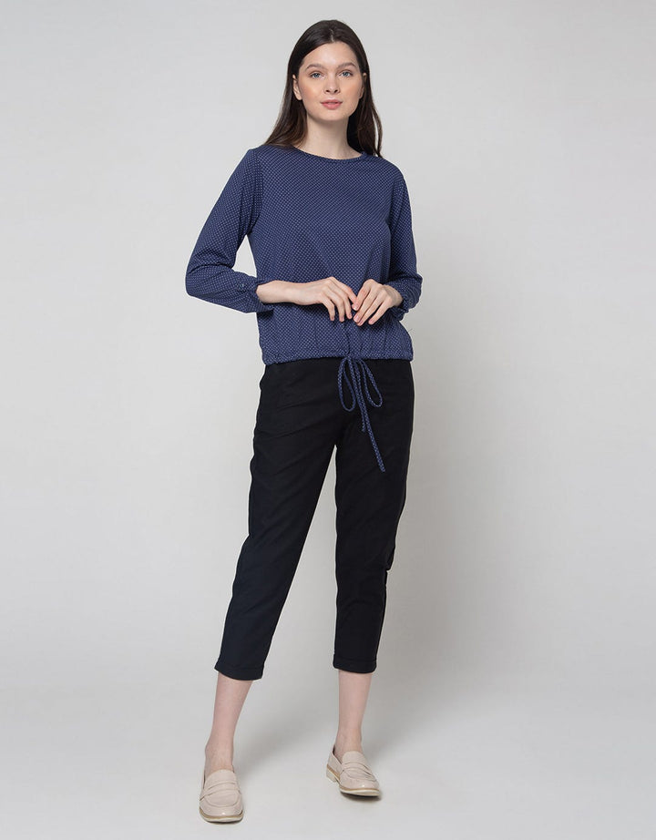 Connexion Drawstring Dots Woman Blouse