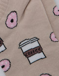 Nevada Socks Ankle Coffee And Donut