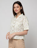 Connexion Short Sleeve Shirt Sleeve 2 Pocket Print Bamboo