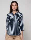 Connexion Stripes Cott Blouse Women
