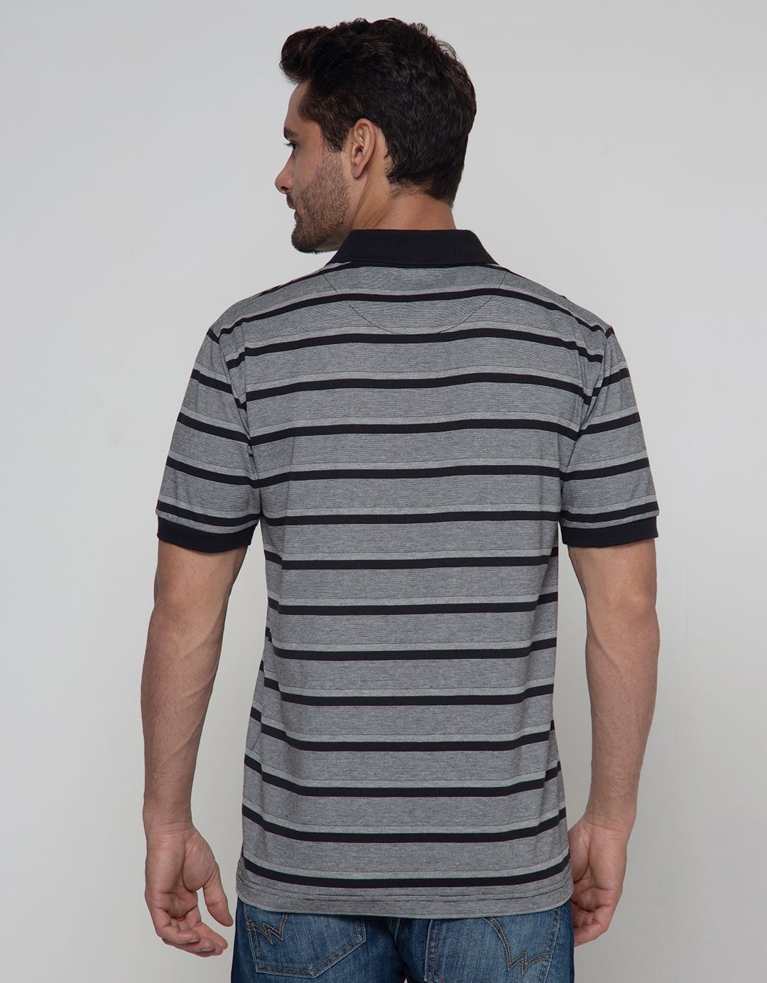 Cole Polo Shirt Stripe Melange Fider