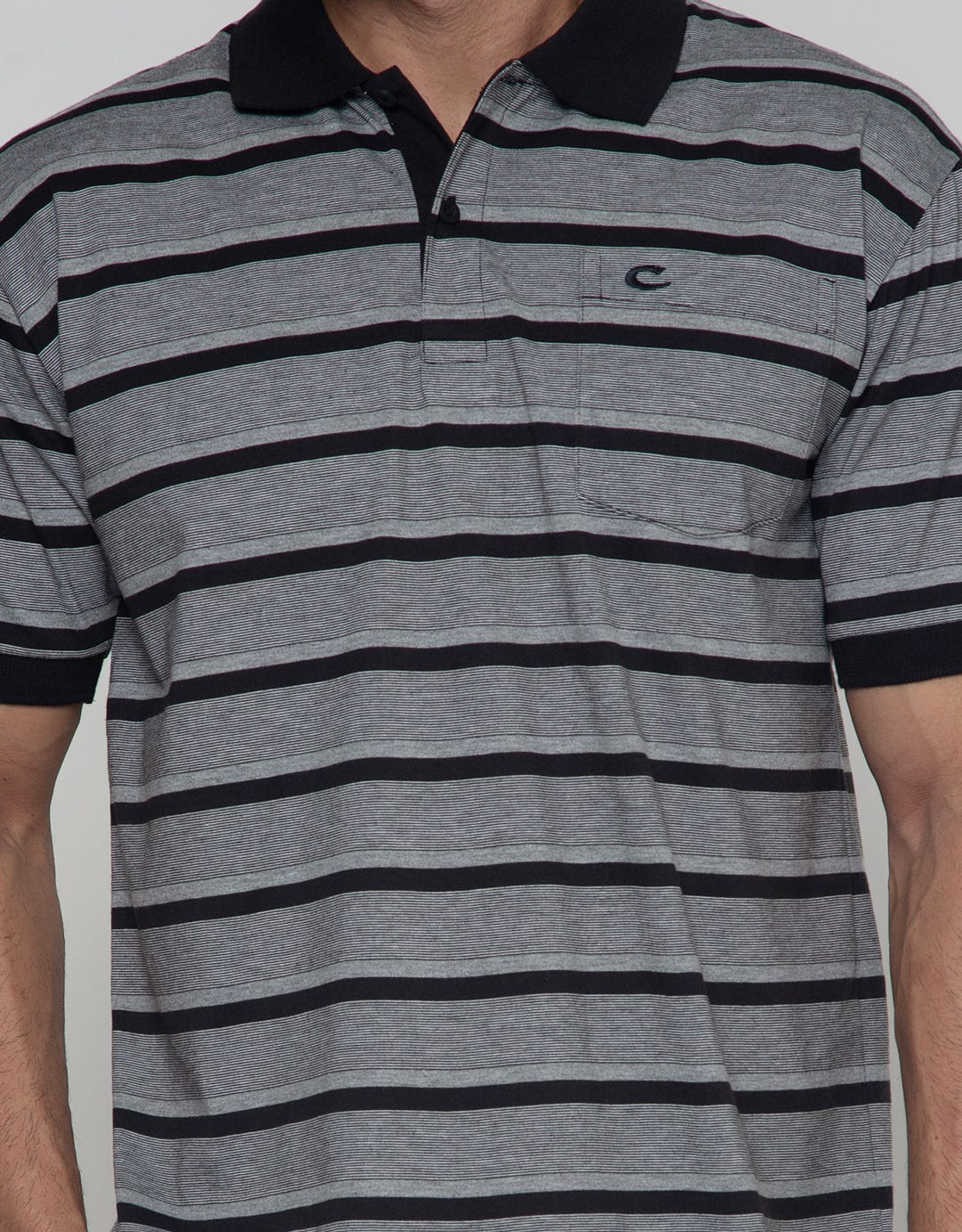 Cole Polo Shirt Stripe Melange Fider